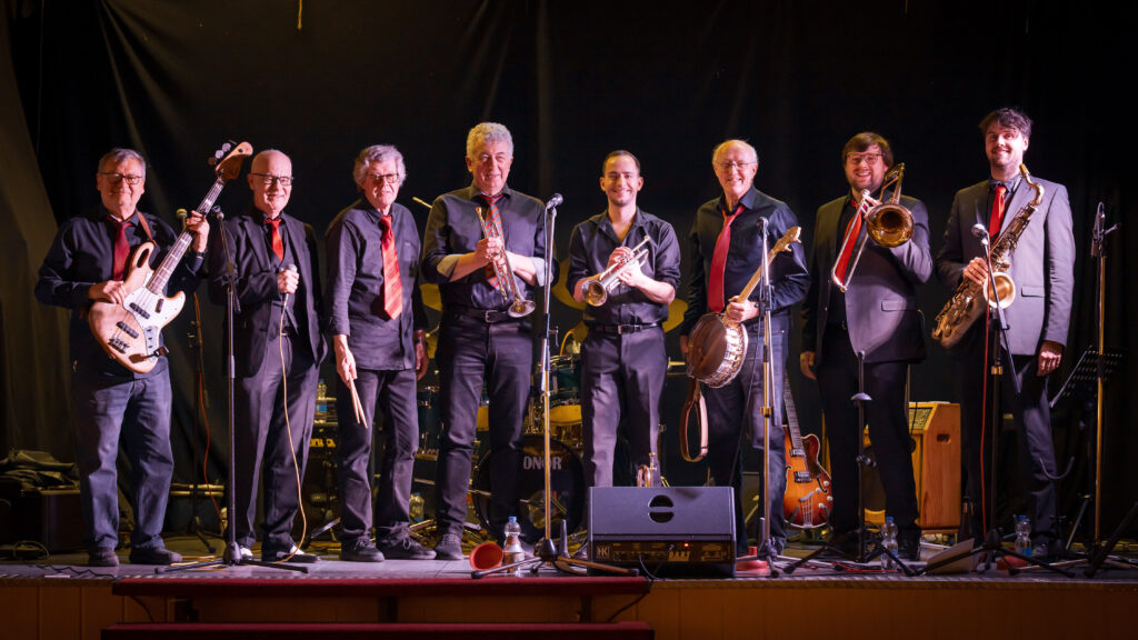 Aktuelle Bestzung in Darstellung der Band: Hot Jazz Stompers 2026